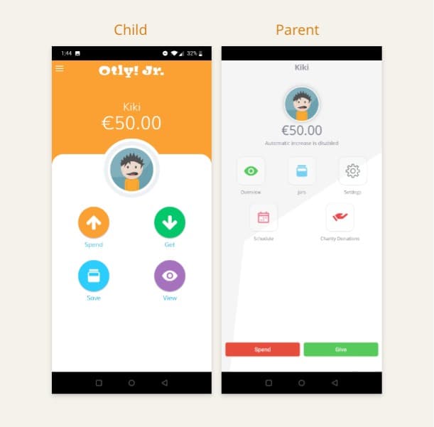 Otyl Jr app screenshot