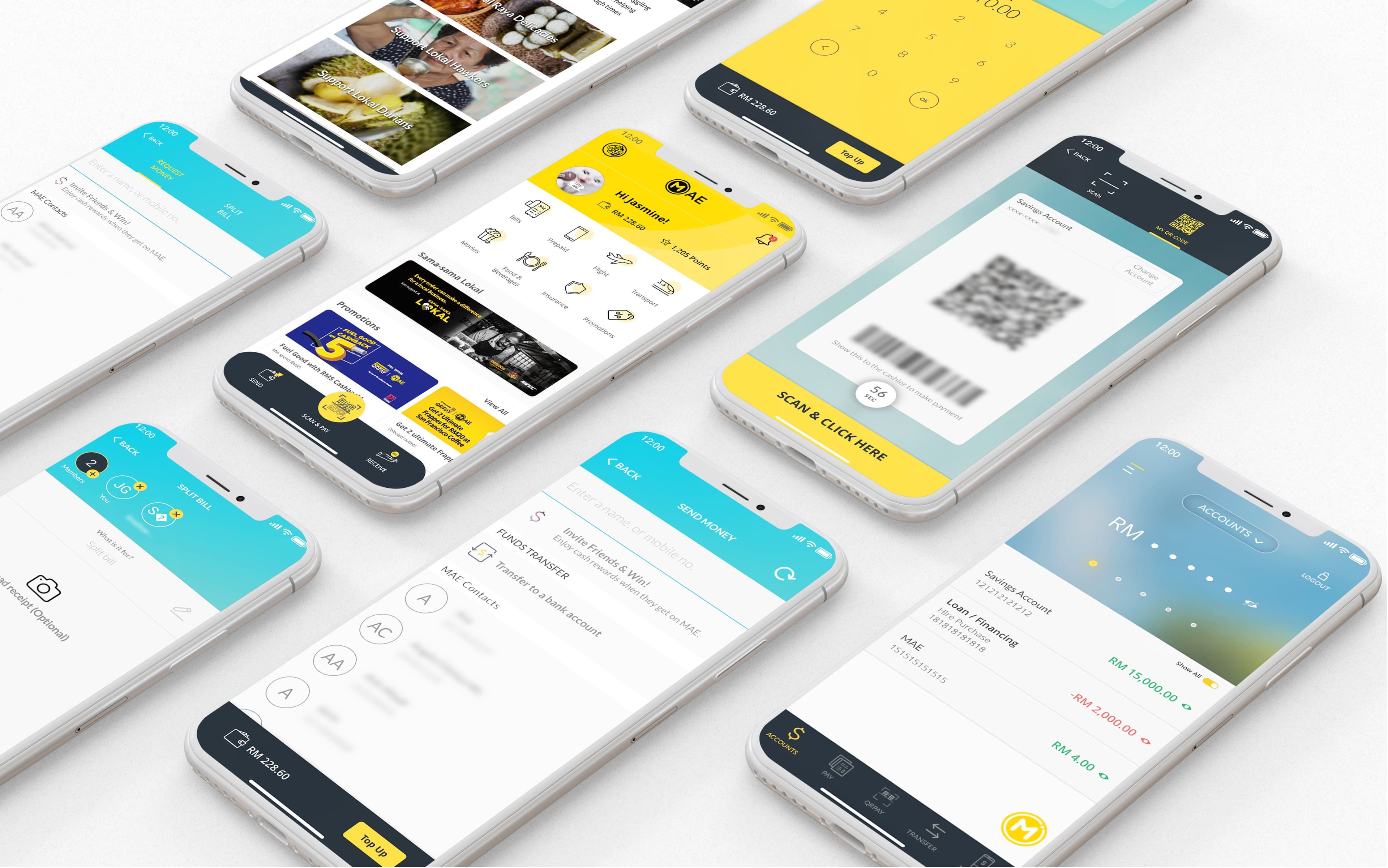 Maybank mockup